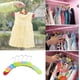 thumbnail image 5 of Juego de perchas de madera para niños BRILLAR 6 piezas colores aleatorios antideslizantes diseños de animales, 5 of 5