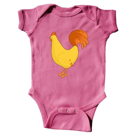 

Inktastic Cute Yellow Chicken Gift Baby Boy or Baby Girl Bodysuit