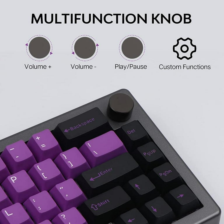 EPOMAKER EK68 65% Gaming Keyboard, Gasket NKRO Hot Swappable 2.4