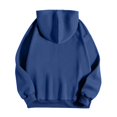 thumbnail image 4 of XAOFW Letter Print Pullover Hoodies For Women Long Sleeve Casual Hooded Sweatshirt Oversized Soft Cozy Streetwear Trendy· Top XL, 4 of 5