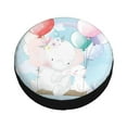 thumbnail image 3 of Bingfone Cute Elephant Spare Tire Cover Weatherproof Universal Wheel Protectors For Rv Camper Travel Trailer Suv Truck 16 Inch, 3 of 9