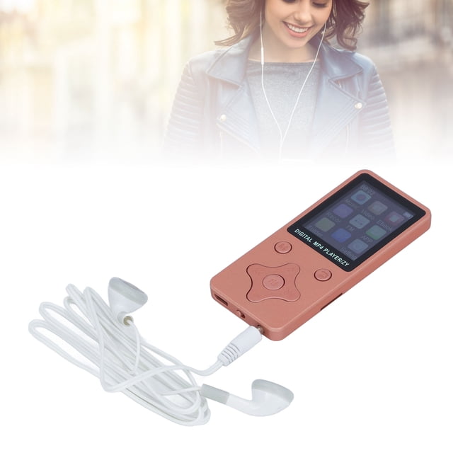 Lecteur MP3 MP4, Lecteur de Musique 64 Go 5.0 avec Écran LCD 1.8 Pouces, Son HiFi Sans Perte, Supporte une Mémoire Extensible de 128 Go, pour Sports Course Voyage
