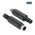 thumbnail image 3 of Pack of 5 S Video DIN Mini Male Socket 6 Pin Signal Transmission, 3 of 4