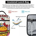 thumbnail image 6 of Hello Kitty Insulated Lunch Box Reusable Thermal Cooler Lunch Bag Work Food Picnic Container Tote Bags, 6 of 10