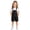 Black#9527, variant on Girl'S Short Bib Overalls Baggy Shortalls for Girl Graphic Adjustable Strap Suspenders Shorts With Pocket