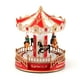 thumbnail image 2 of Caja De Música Adorno navideño de carrusel musical luminoso con caballos giratorios para decorar el árbol de Navidad (1 unidad) Rkxzt, 2 of 9