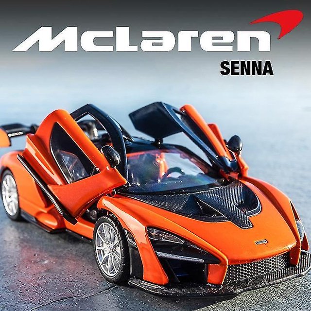 Belita Amy 1/32 Die Cast Mclaren Senna modelo de coche deportivo de juguete de simulación de aleación de luz de sonido Pull Back Superc Afortunado Sencillez