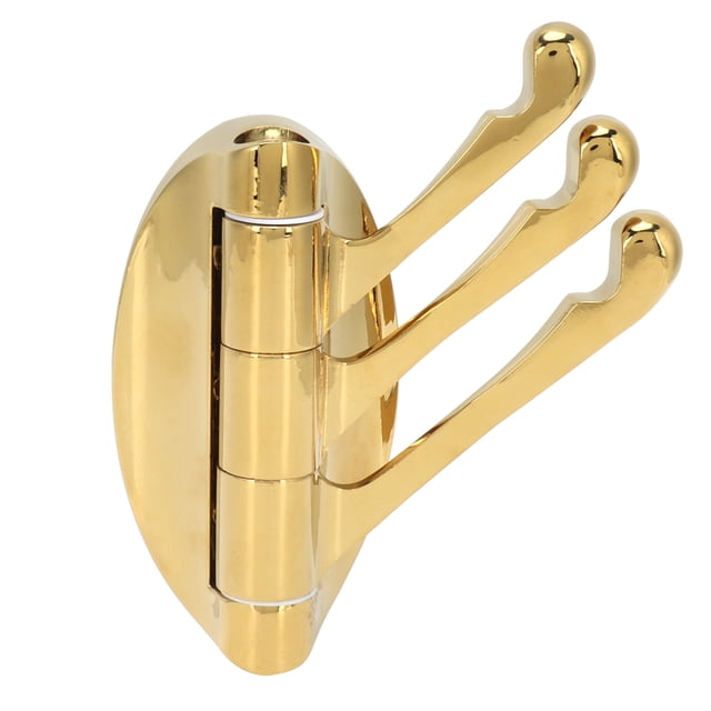 Coat Hook, Clothes Hook Lightweight 180 Degrees Of Rotation For Hallway For Family For Home Gold