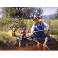 thumbnail image 3 of SUNSOUT INC - Fishing with Grandpa - 300 pc Jigsaw Puzzle by Artist: Jack Sorenson - Finished Size 18" x 24" - MPN# 16836, 3 of 5