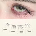 thumbnail image 4 of 10 Rows Of Glue-free Lower Eyelashes For Beginners Easy To Use Transparent Stem No Glue Natural, 4 of 7
