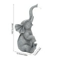 thumbnail image 3 of Solar Elephant Statue Solar Resin Garden Decor Outdoor Sculpture Resin Garden Decor for Outdoor Display, 3 of 8