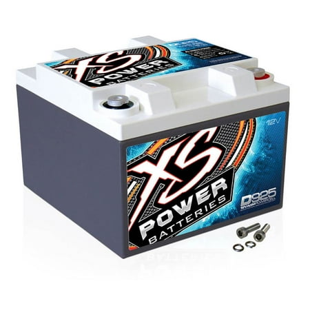 XS Power D925 12 Volt AGM 2000 Amp Sealed Power Cell Car Battery with (Best Sealed Car Battery)