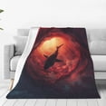thumbnail image 1 of Balery Shark Underwater Vortex Manta de Felpa Suave y Acogedora – Cobija de Franela Aterciopelada para Cama, Lavable y Cálida para Sofá, Mascotas, Transpirable-50"x40", 1 of 7
