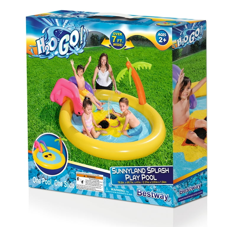 Free Shipping! H2OGO! Sunnyland Splash Play Pool Center