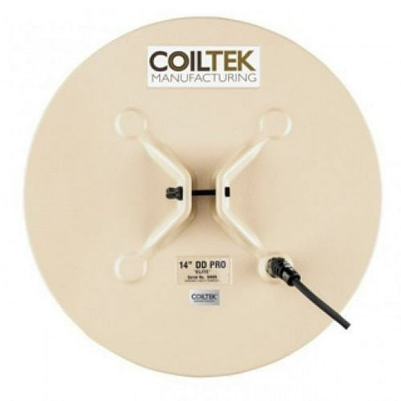 Coiltek 14 inch Round DD Pro Elite Coil for Minelab SD/GP/GPXMetal Detector