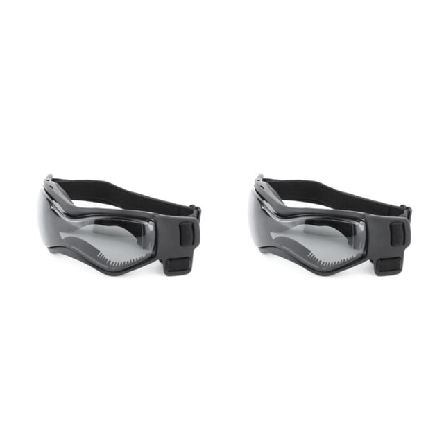 Methold 1 par de gafas para mascotas, plegables, informales, a prueba de sol, de Color sólido, para esquiar al aire libre, snowboard, gafas de Negro 2piezas