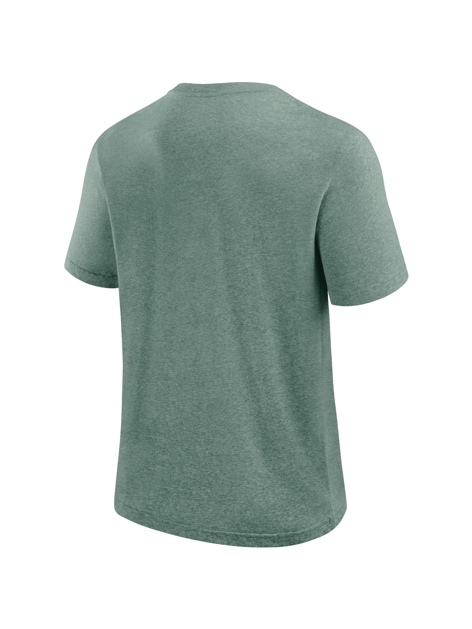 NFL Green Bay Packers Men's Synthetic Green Heather Short Sleeve T-Shirt