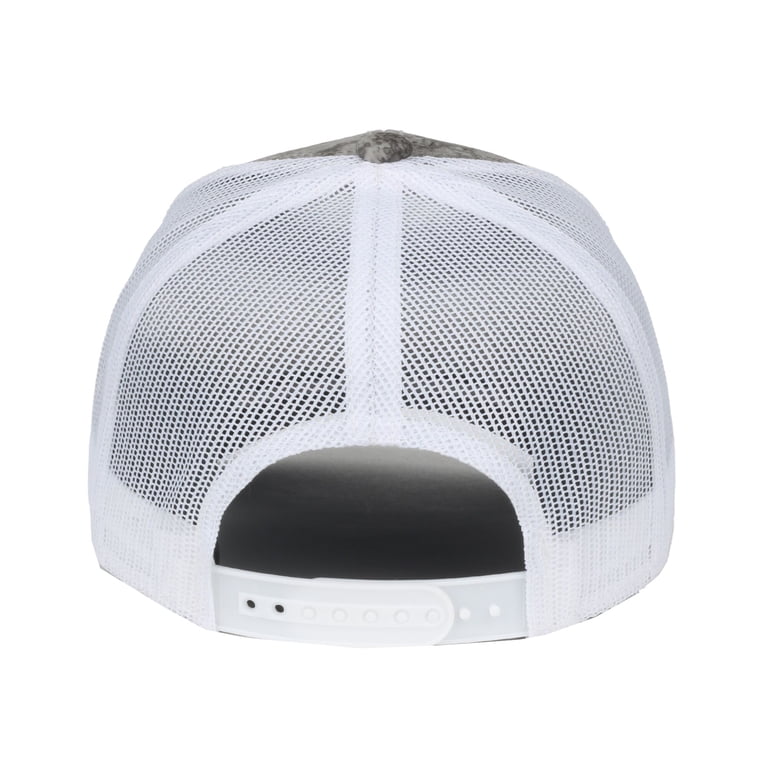 Realtree Men's Grey Camo Fishing Hat Adjustable Polyester Baseball