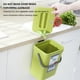 thumbnail image 4 of Bote de basura montado en la pared Cateissary blanco 12L, 4 of 6