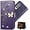 Purple, variant on Wallet Case for Samsung Galaxy Z Fold4,3D Butterfly Pattern PU Leather Case with Magnetic Clasp and Cash Card Slots Holder Holster for Samsung Galaxy Z Fold4 5G, HZD Rhinestone Blue