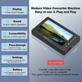 thumbnail image 4 of DIGITNOW Video to Digital Converter, VCR VHS to Digital Converter with 5" OLED Screen, Video Recorder Capture Device from DVD, RCA, Hi8, Camcorders, Gaming Systems, Support AV and HDMI - Black, 4 of 9