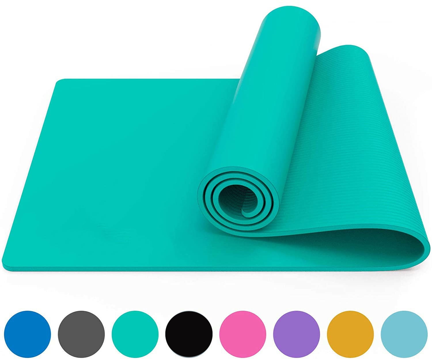 Fitness Yoga Mat, EVA 4mm Thick Eco Friendly Non Slip Workout Mat with