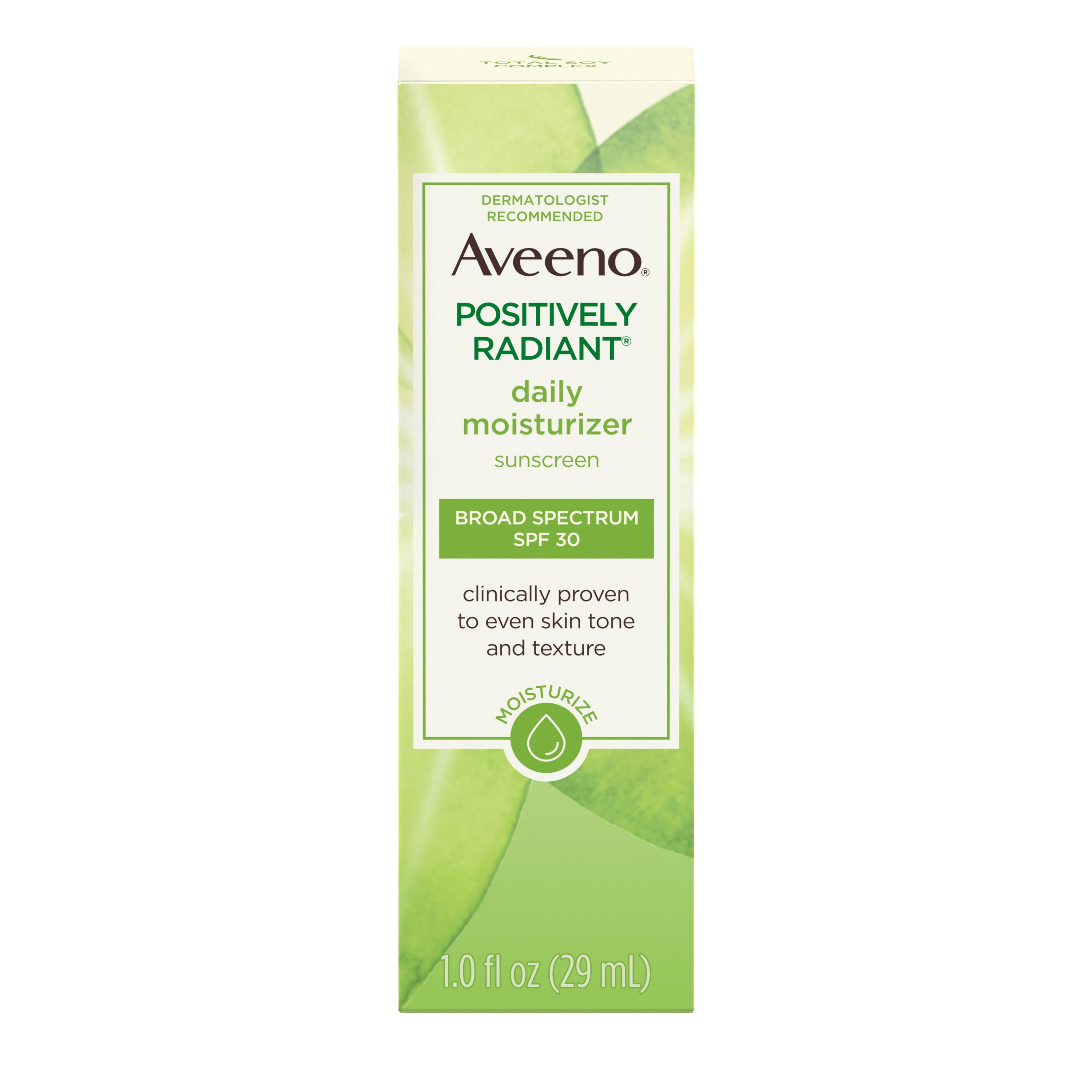 Aveeno Positively Radiant Facial Moisturizer with Total Soy Complex