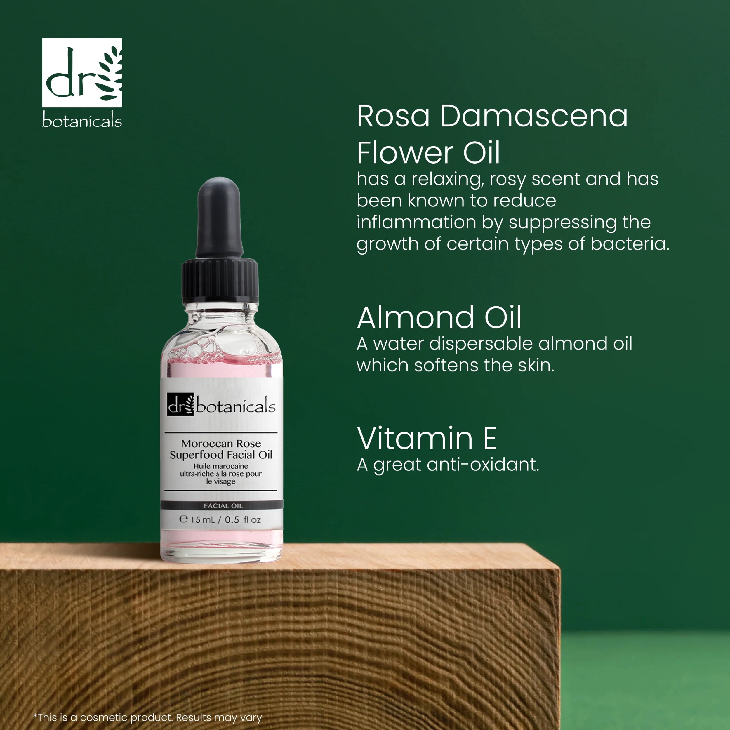 Dr Botanicals Moroccan Rose Superfood Facial Oil - Walmart.com