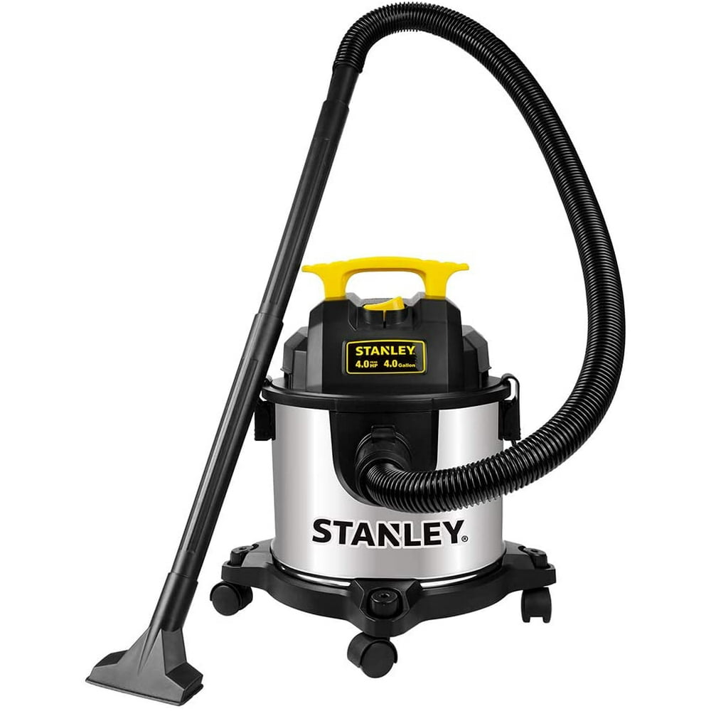 STANLEY SL183014B, 4 Gal. 4.0 HP Stainless Steel Wet Dry Vacuum with