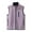 Purple, variant on WRKEKC Kids Puffer Vest Solid Color Sleeveless Full Zip Vest for Girls Boys 4-18 Years Warm Cozy Casual Outerwear Fall Winter Jackets