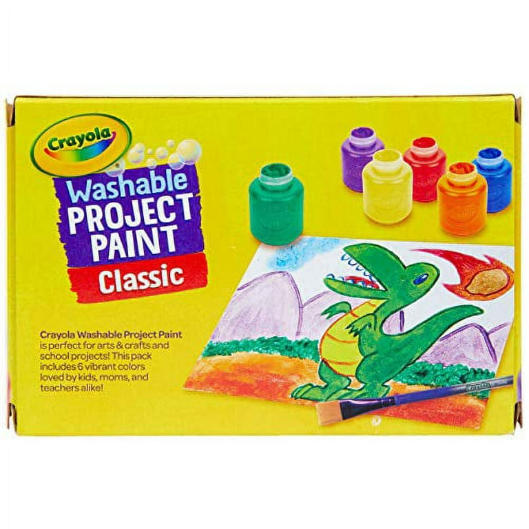 Crayola Washable Paint Set - 6 Pack – Contarmarket