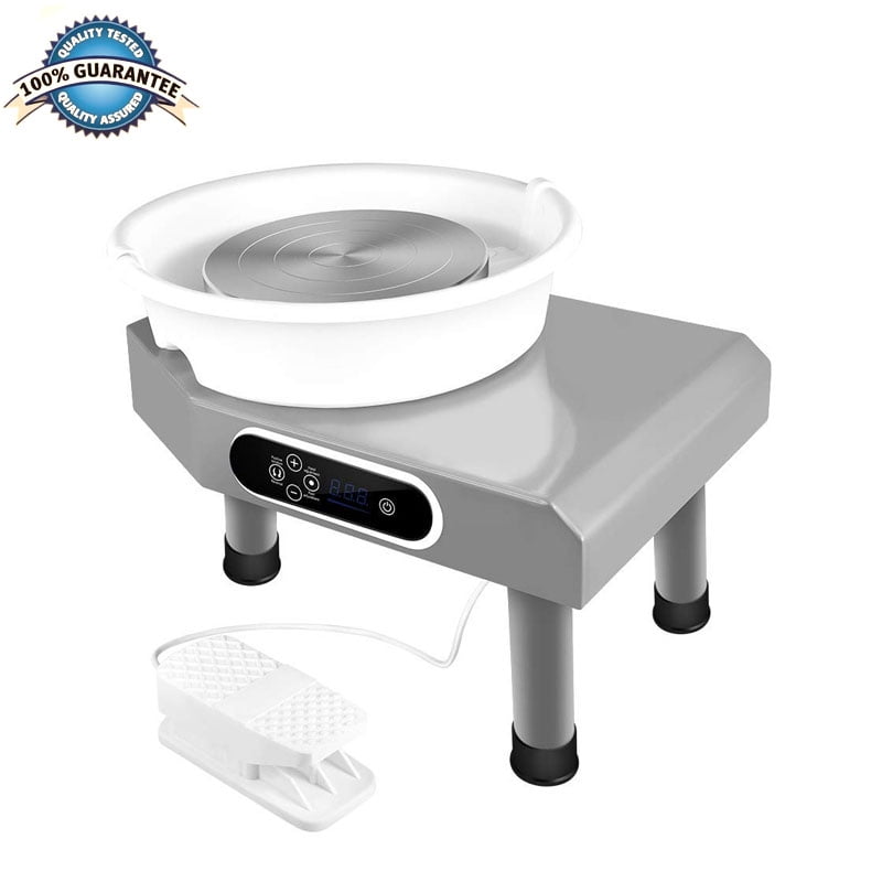 Ceramic Work Clay Technology School Teaching Ceramics 350W Ceramic LCD Electric Wheel, Using Detachable Basins ,Wide Ranging Usage