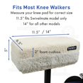 thumbnail image 2 of Knee Scooter Comfy Cushion by TKWC INC - Two Inch Thick Foam Knee Pad and Cover - Fits Most Knee Walker Models, 2 of 7