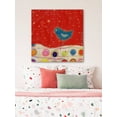 thumbnail image 5 of Marmont Hill Feathers, Dots & Stripes VIII Canvas Wall Art, 5 of 7