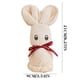 thumbnail image 4 of Toalla Facial de Conejito Suave, Toalla de Baño de Vellón para Regalos de Boda, Baby Showers, Cumpleaños - Linda Toalla Absorbente Unisex para Niños, 35x75cm, Diseño de Conejo Blanco, 4 of 4