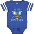 thumbnail image 3 of Inktastic My 1st Hanukkah with Menorah and Stars Boys or Girls Baby Bodysuit, 3 of 5