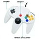 thumbnail image 2 of Control Alámbrico Compatible Con N-64 Analógico, 2 of 6
