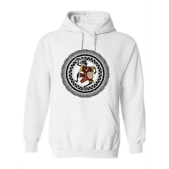 African Man With A Drum Hoodie Women -Image by Shutterstock, Female XX-Large