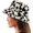 Cow White Black, variant on Bucket Hats Fuzzy Sheep Print Women Men Plush Cap Warm Soft Fisherman Hat Adjustable Winter Spring