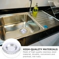 thumbnail image 3 of Mobutofu Drain Covers Bathtub Drain Cover Silver Stainless Steel 10Pcs 3X3X0.2In, 3 of 8