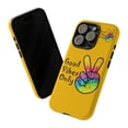 thumbnail image 2 of Good Vibes Only Yellow Tough iPhone 15 Case-iPhone 14-iPhone Case-iPhone, 2 of 3