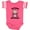 Football Pink and White, variant on Inktastic Future Actuary Baby Girl Girls Baby Bodysuit