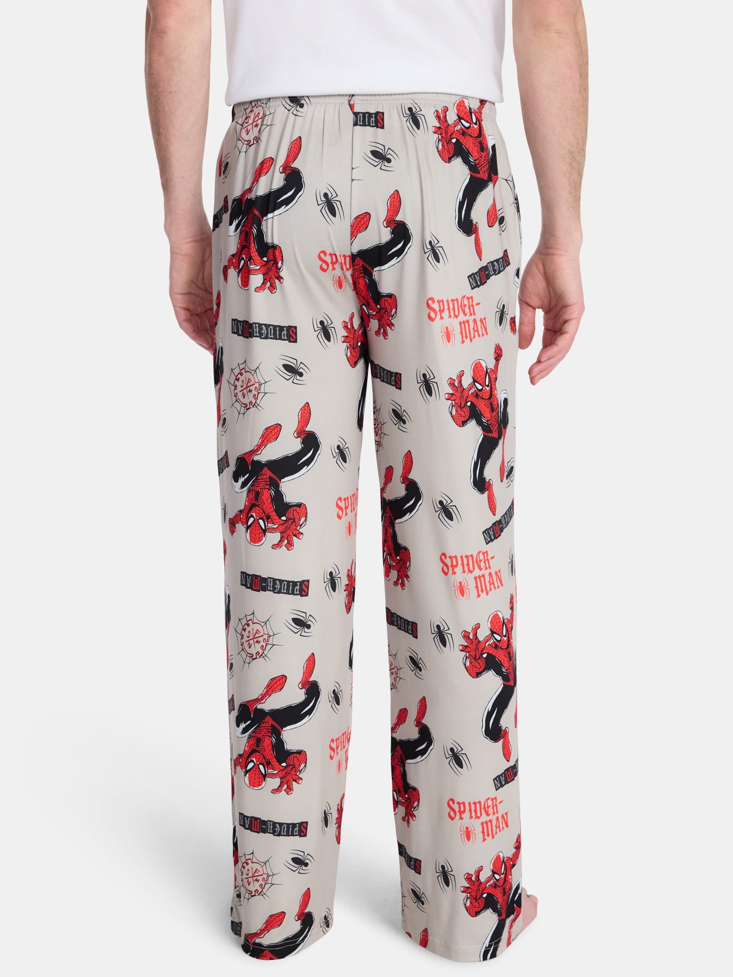 Spider-Man Men's & Big Men's Graphic Lounge Pants, 25'' Inseam, Sizes S-2XL