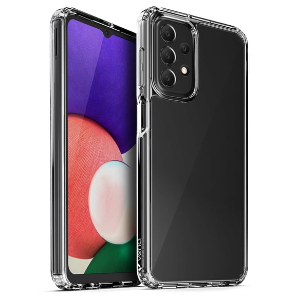 VENA Clear Case Cover Compatible with Samsung Galaxy A23 5G, (Shockproof, Scratch-Resistant) Anti-Fingerprint Slim Bumper Cover Designed for Samsung Galaxy A23 5G/4G