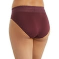 thumbnail image 2 of Women's Warner's 5109J No Pinching. No Problems. Hi-Cut Brief with Lace (Winetasting XL), 2 of 2