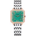 thumbnail image 1 of HBFAGFB Ladies Watch Womens Fashion Square Steel Versatile Wristwatch Going Out Daily Use Green, 1 of 5