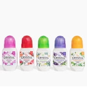 Crystal Body Mineral-Enriched Roll-On, Unisex, Chamomile & Green Tea, 2.25 fl oz