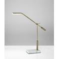 thumbnail image 2 of HomeRoots 372685 Brass Metal LED Desk Lamp, 5 x 22 x 16-26 in., 2 of 8