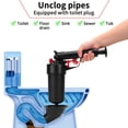 thumbnail image 4 of High Pressure Air Drain Blaster Gun Toilet Plunger Powerful Air Remover Blaster, 4 of 7