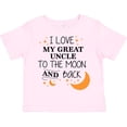 thumbnail image 3 of Inktastic I Love My Great Uncle To The Moon and Back Boys or Girls Toddler T-Shirt, 3 of 5